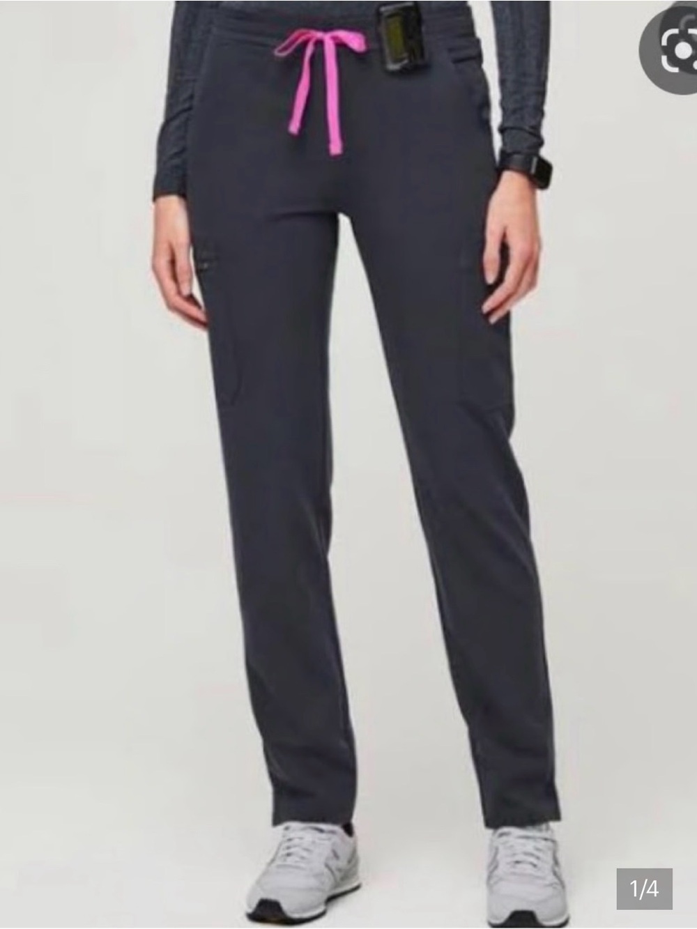 Figs yola skinny scrub pants in night sky